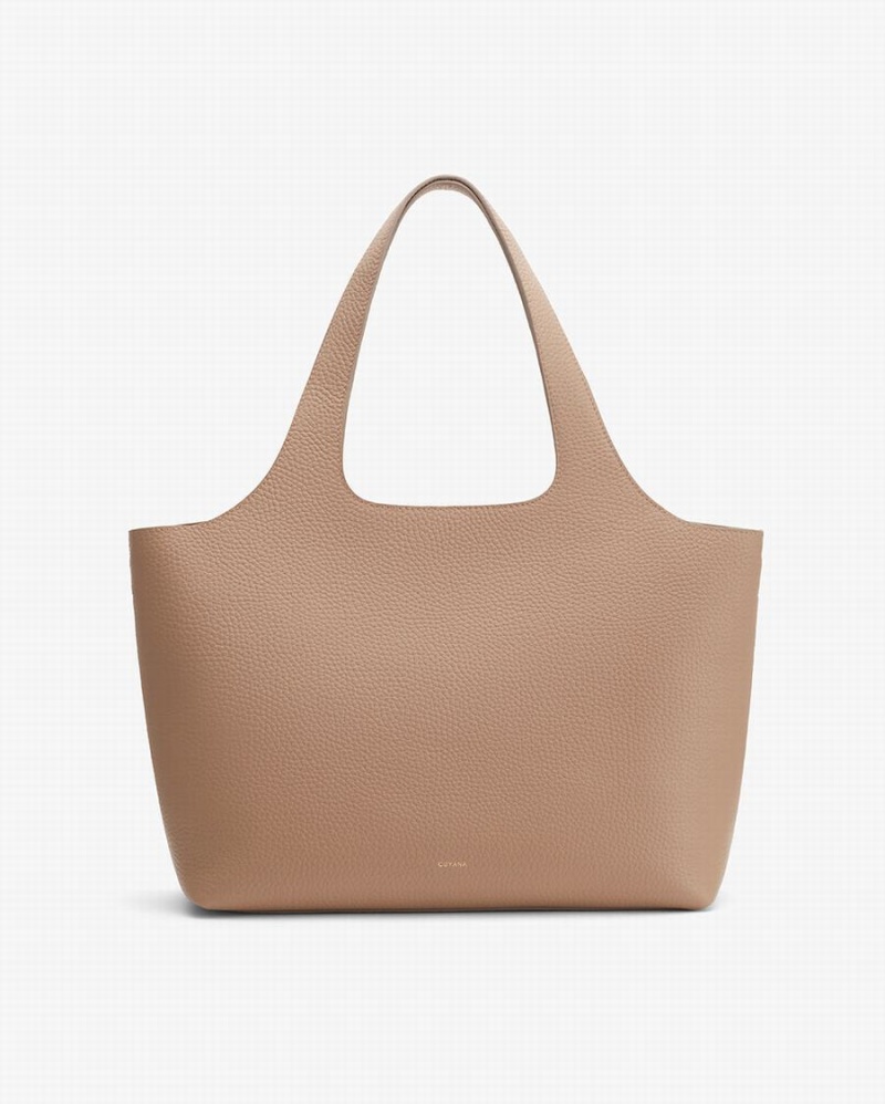 Bolso Tote Cuyana System Mujer Kaki | IOJ278RK