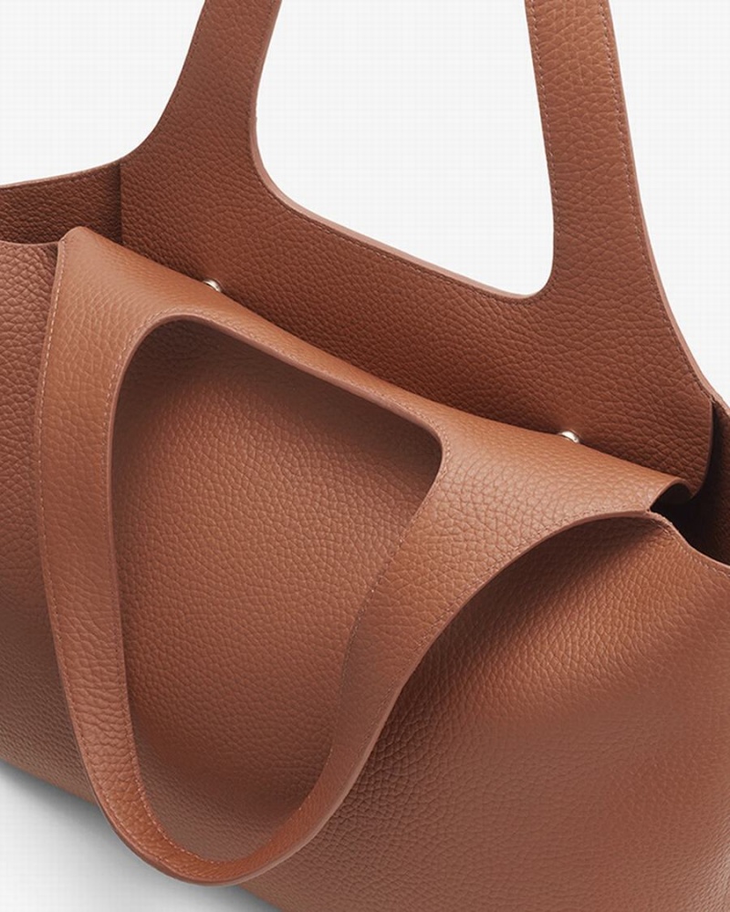 Bolso Tote Cuyana System Mujer Marrones | EWX711RX