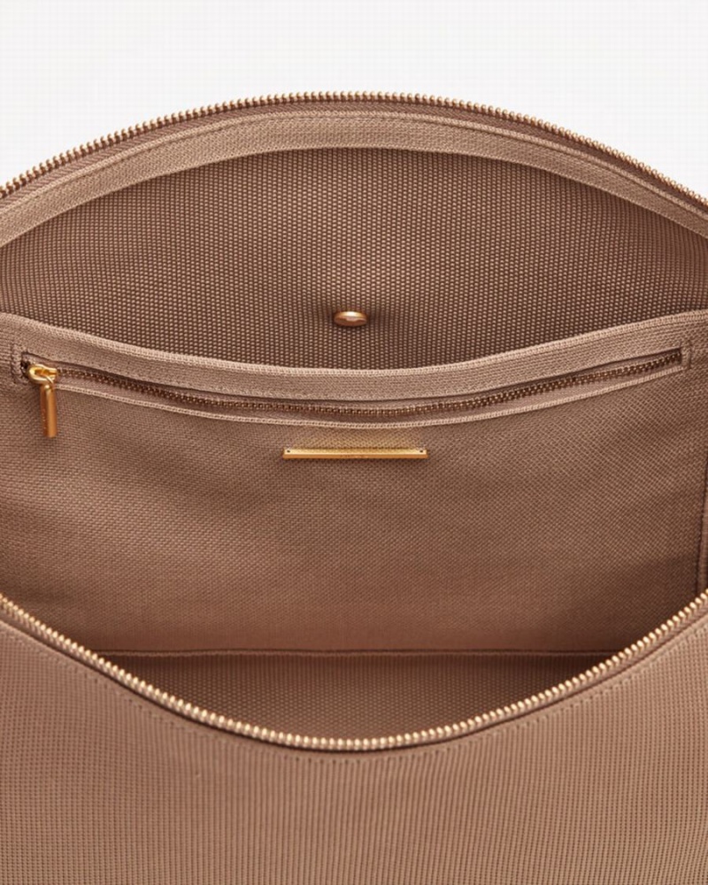 Bolsos Cruzados Cuyana Oversized Sling Mujer Kaki | PLJ9986ES