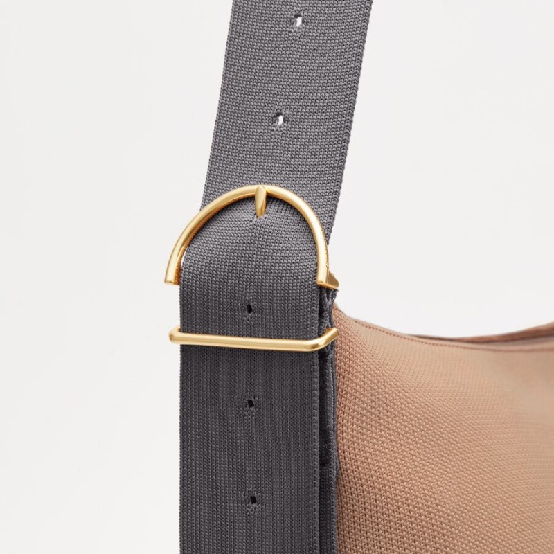 Bolsos Cruzados Cuyana Sling Mujer Kaki | WRM5257WT