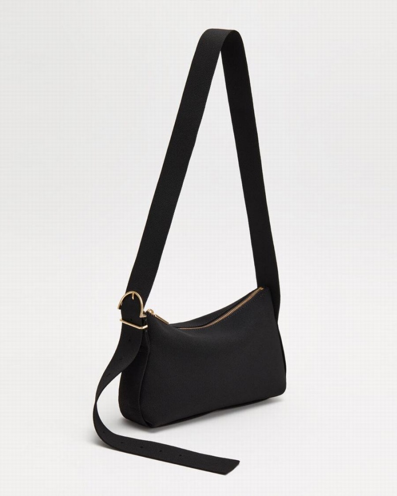 Bolsos Cruzados Cuyana Small Sling Mujer Negras | FXE297JX