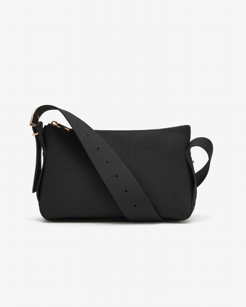 Bolsos Cruzados Cuyana Small Sling Mujer Negras | FXE297JX