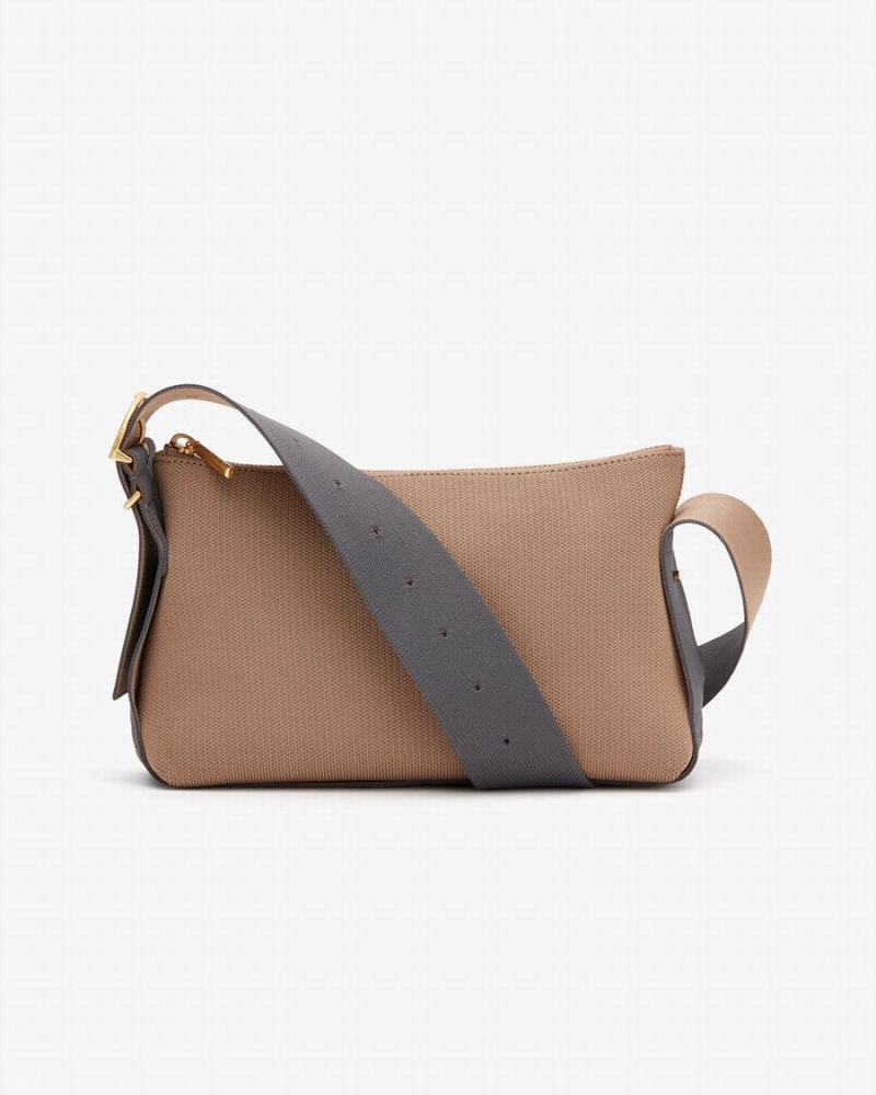 Bolsos Cruzados Cuyana Small Sling Mujer Kaki | TQO3113MX