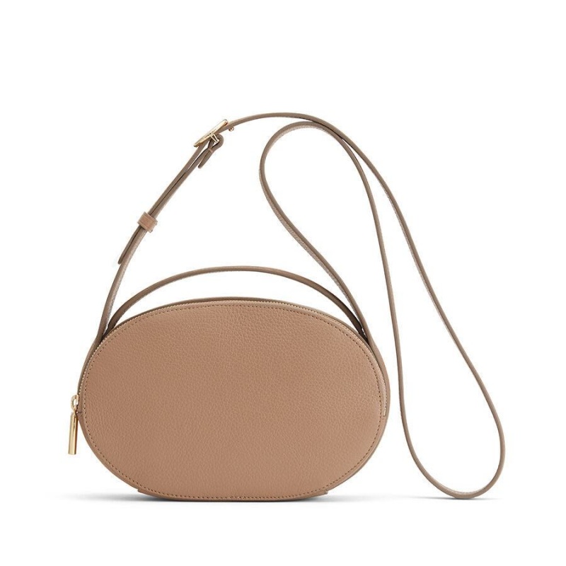 Bolsos Cruzados Cuyana Top Handle Mujer Kaki | RRZ8367SG