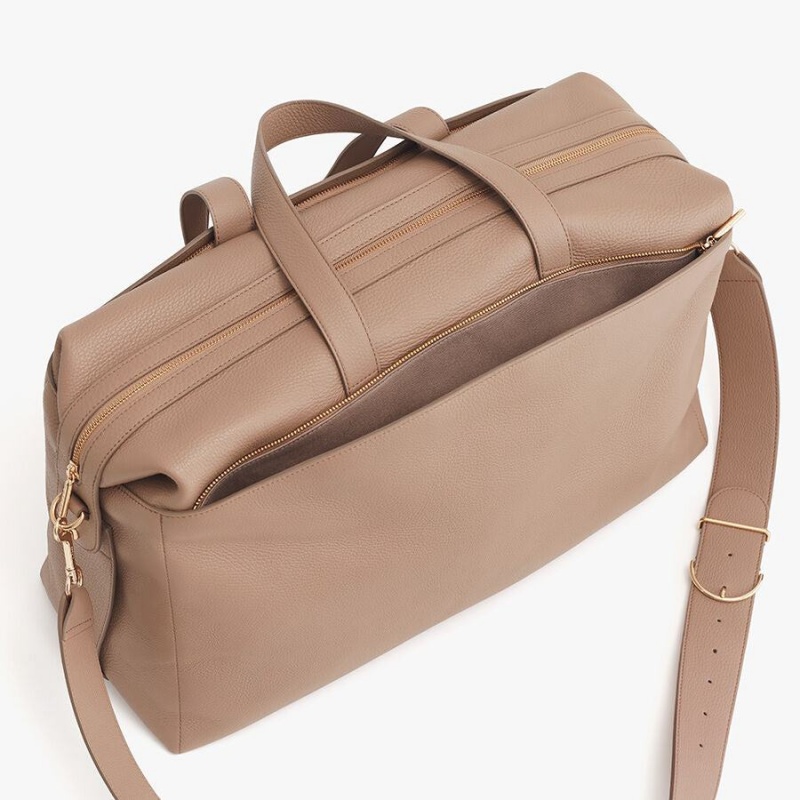 Bolsos De Viaje Cuyana Large Mujer Kaki | SUA1569KL