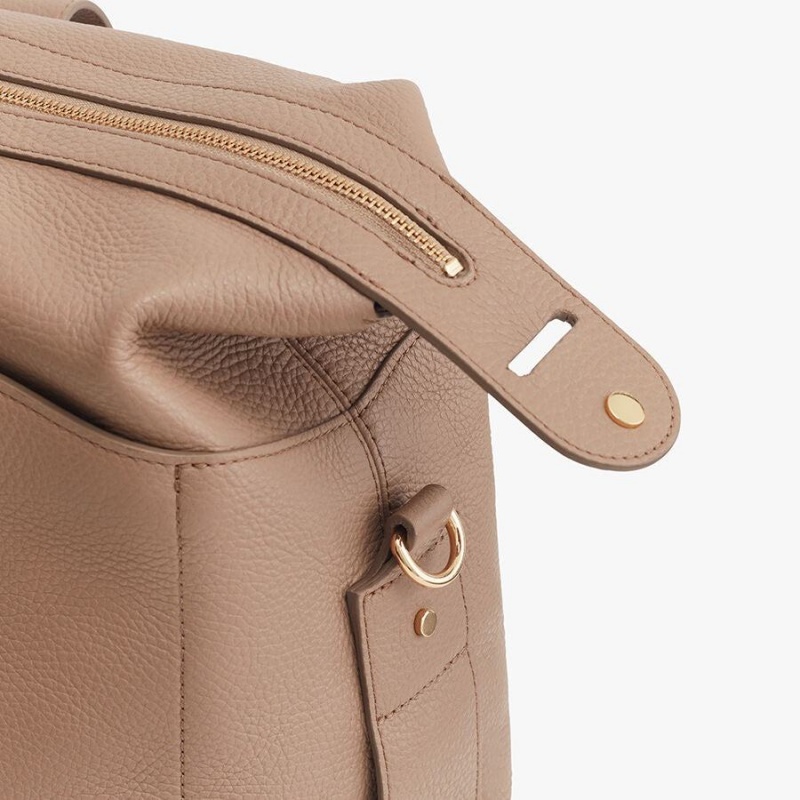 Bolsos De Viaje Cuyana Large Mujer Kaki | SUA1569KL