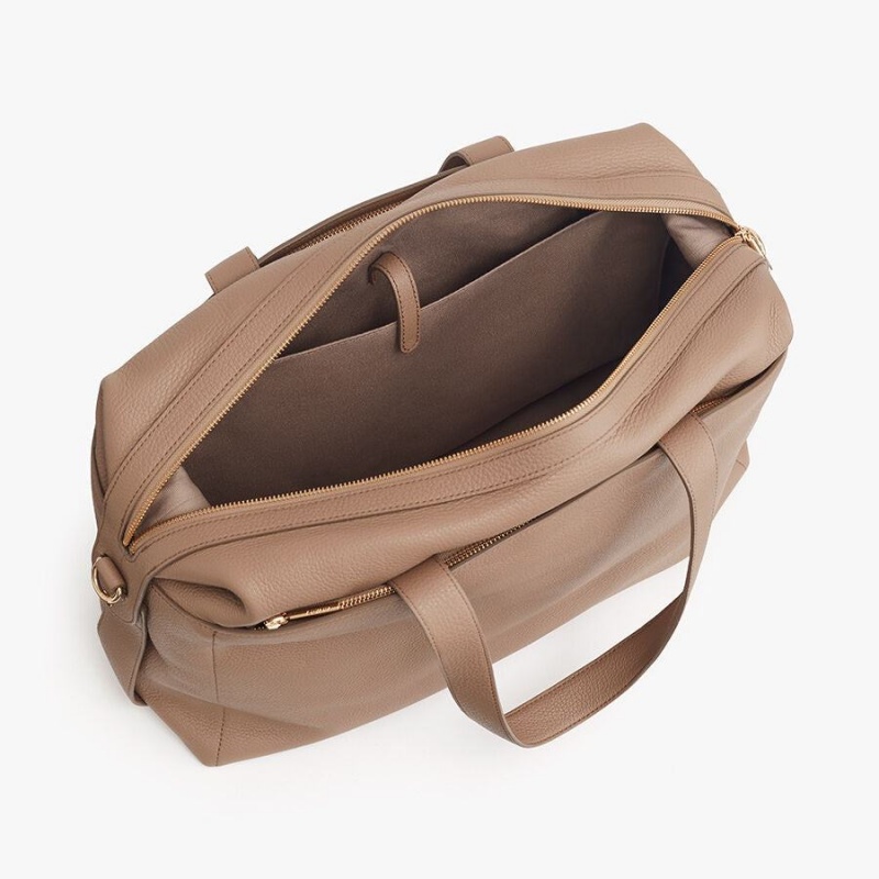 Bolsos De Viaje Cuyana Medium Mujer Kaki | JCE917BP