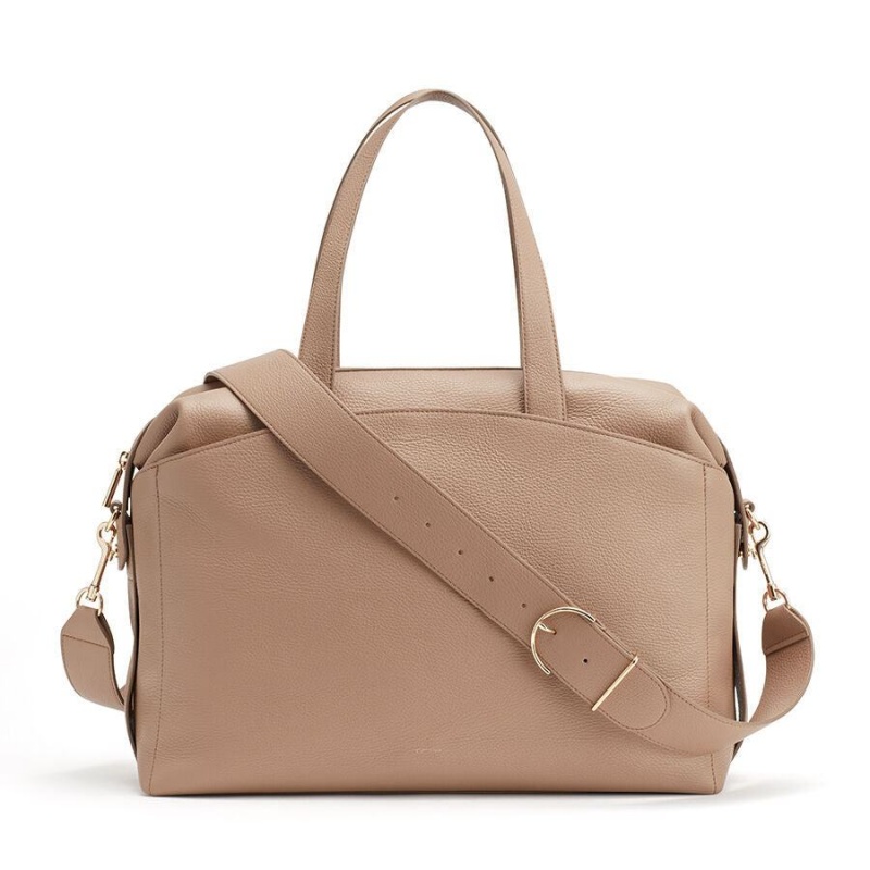 Bolsos De Viaje Cuyana Medium Mujer Kaki | JCE917BP
