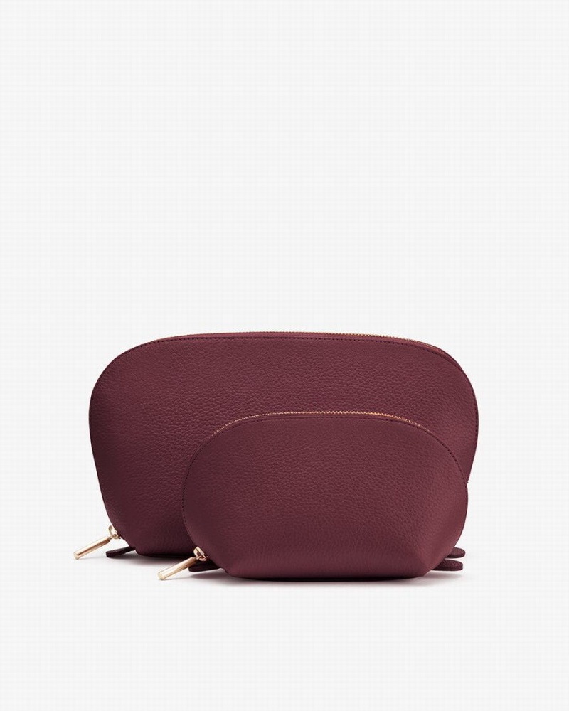 Bolsos De Viaje Cuyana Set Mujer Burdeos | OGP3799TG