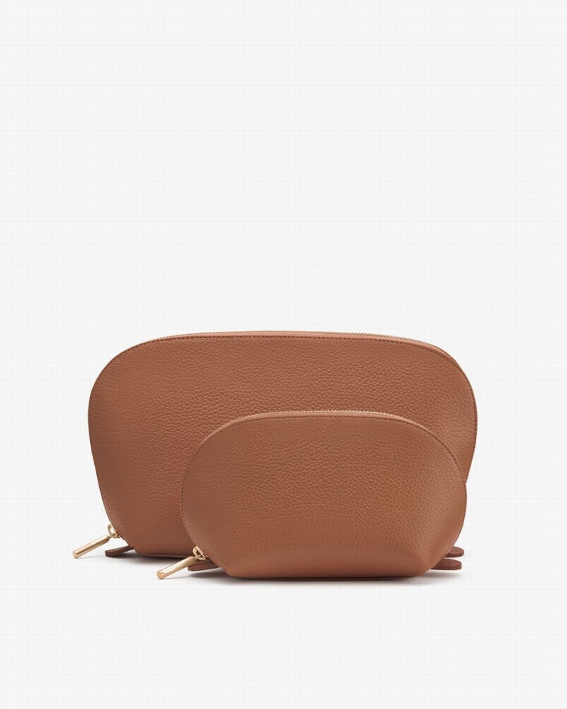 Bolsos De Viaje Cuyana Set Mujer Marrones | LEK4515YS