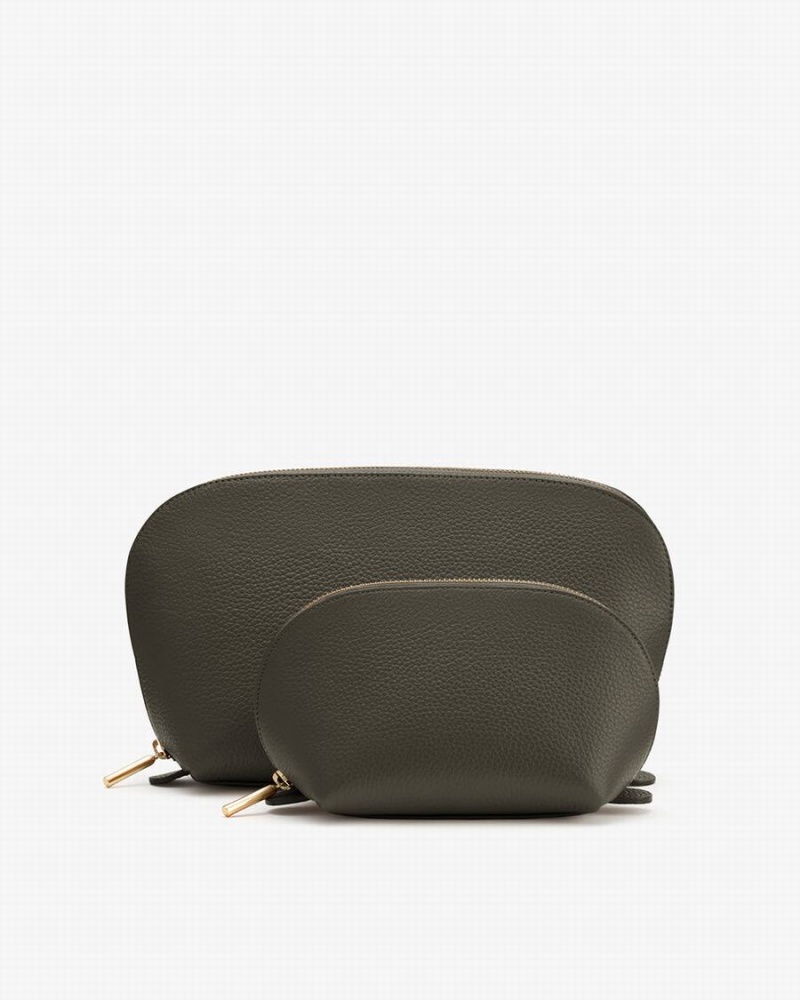 Bolsos De Viaje Cuyana Set Mujer Verde Oscuro | PJJ8199KM