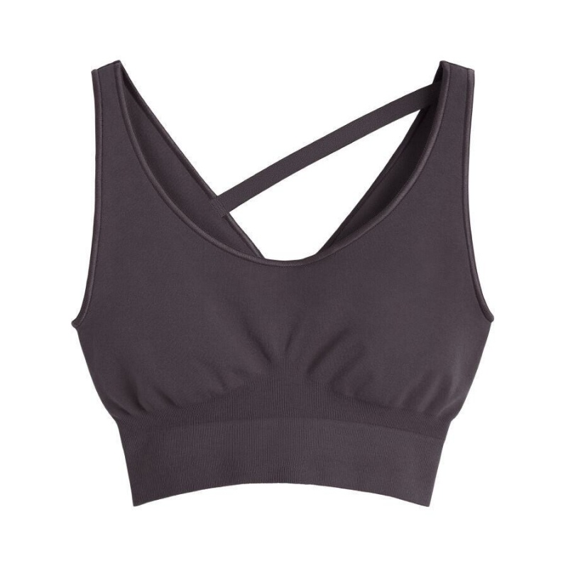Camisa Recortada Cuyana Stretch Mujer Gris | WYZ7012OR