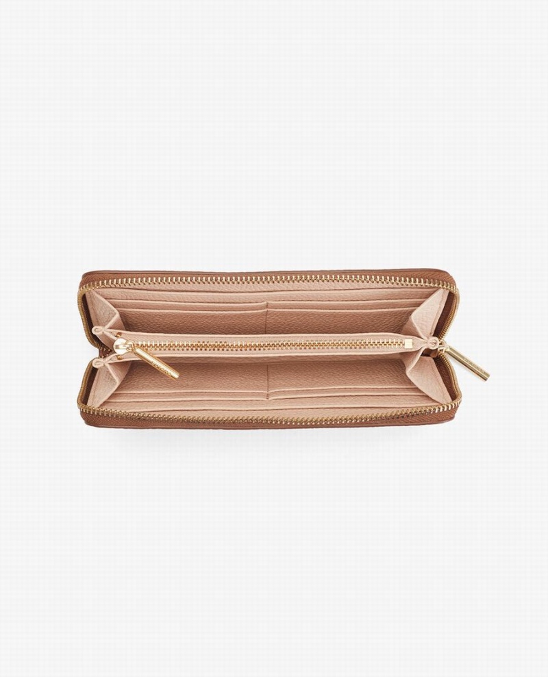 Carteras Cuyana Classic Zip Around Mujer Rosas | IOM324MM