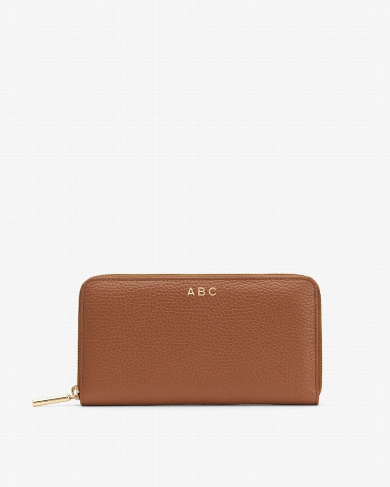 Carteras Cuyana Classic Zip Around Mujer Rosas | IOM324MM