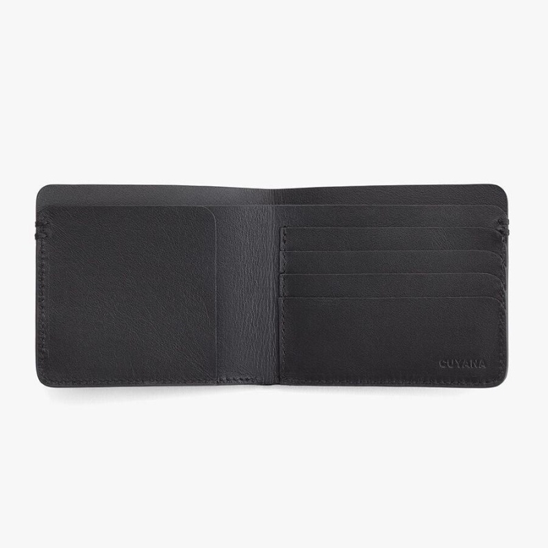Carteras Cuyana Folding Smooth Mujer Negras | TSS359OQ