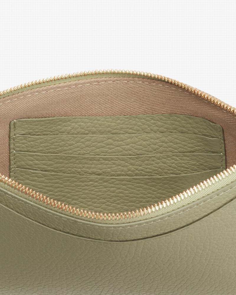 Carteras Cuyana Slim Wristlet Mujer Verde | WSK6652OJ