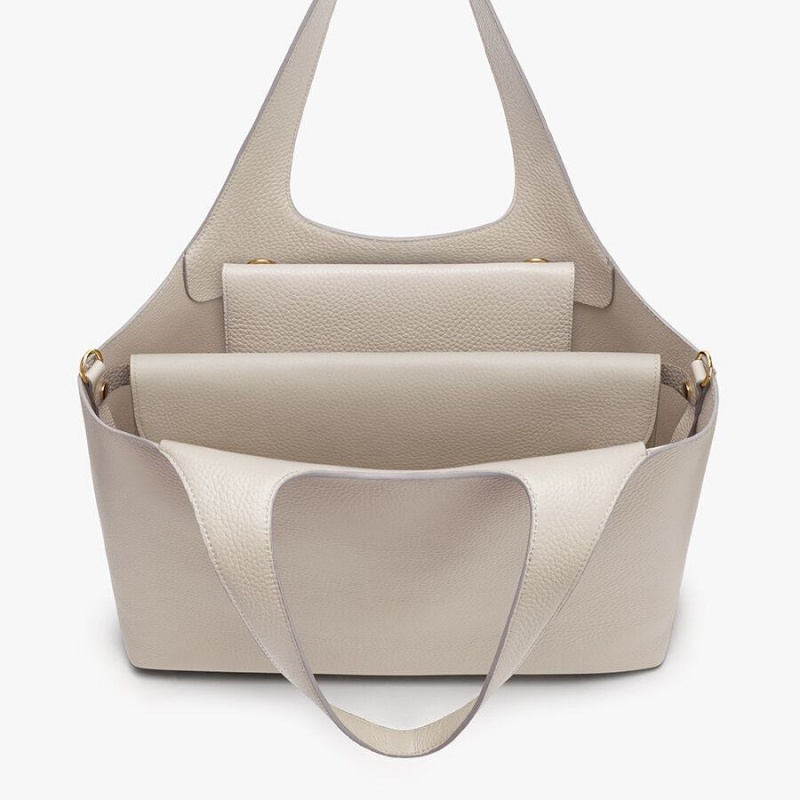 Carteras Cuyana Tech Carryall 13-inch Mujer Gris Claro | ZMO3119EM