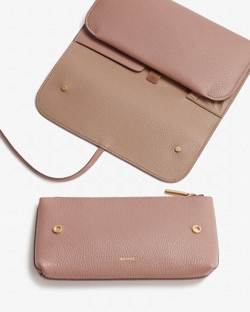 Carteras Cuyana Travel Beauty Roll Mujer Rosas | WTF628VC