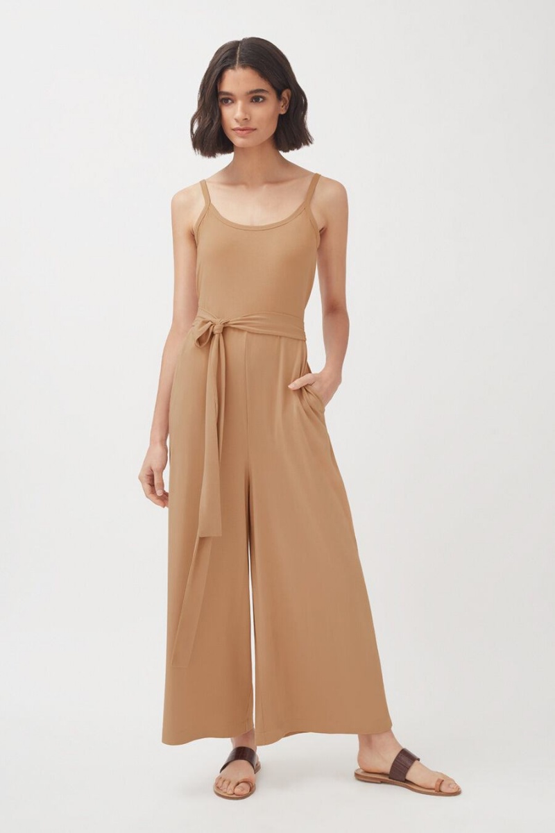 Mono Cuyana V-Back Mujer Marrones | PPT3617VI