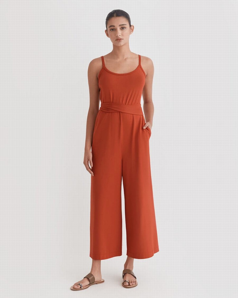 Mono Cuyana V-Back Mujer Naranjas | DAO6617PJ