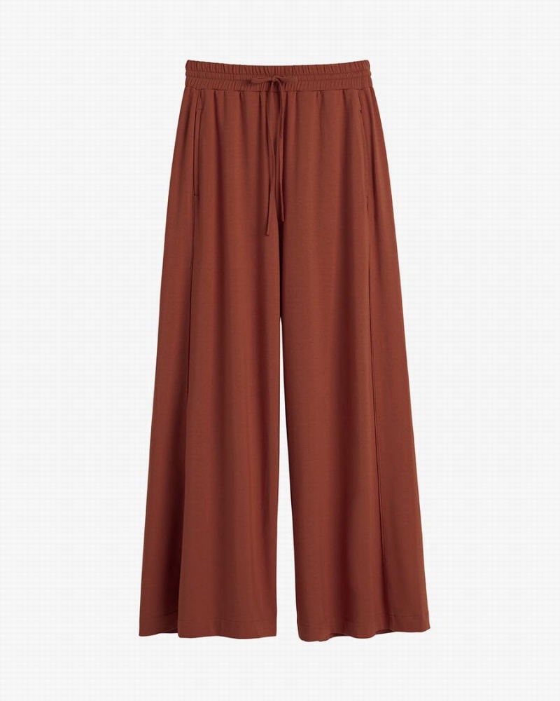 Pantalon Cuyana Anchos-Leg Drawstring Mujer Rojas | IZC9847QS