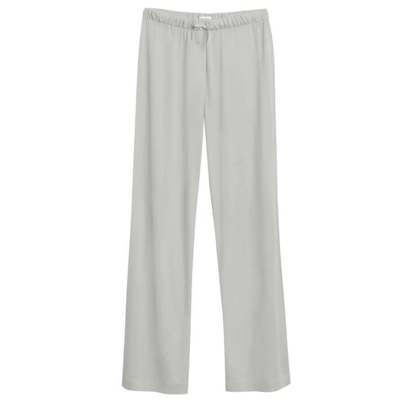 Pantalon Cuyana Organic Pima Classic Mujer Gris | UBG1686FT