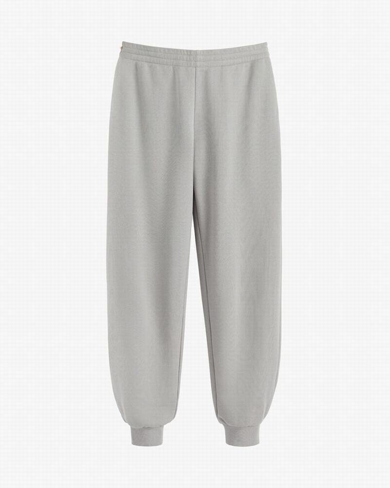 Pantalones Jogger Cuyana Terry Sculpted Mujer Gris | NVQ129IG