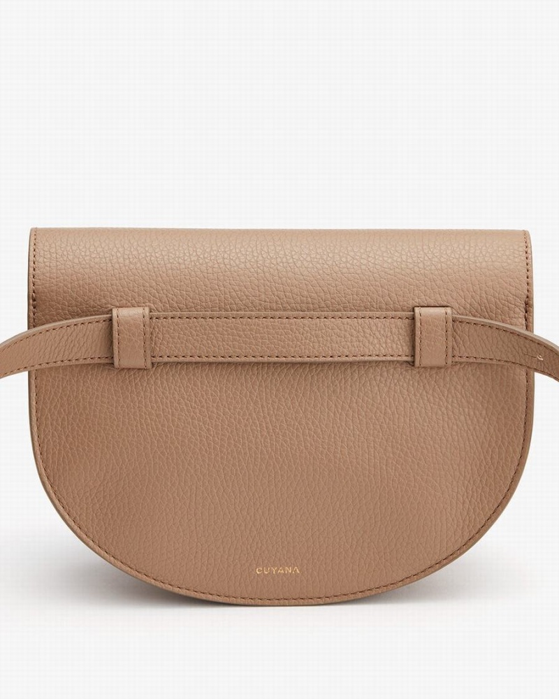 Riñonera Cuyana Double Moon Mujer Kaki | TVC3867ZJ