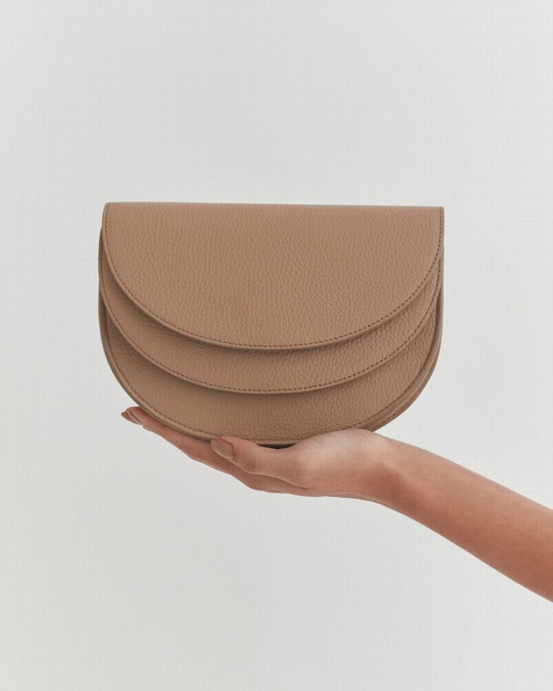 Riñonera Cuyana Double Moon Mujer Kaki | TVC3867ZJ