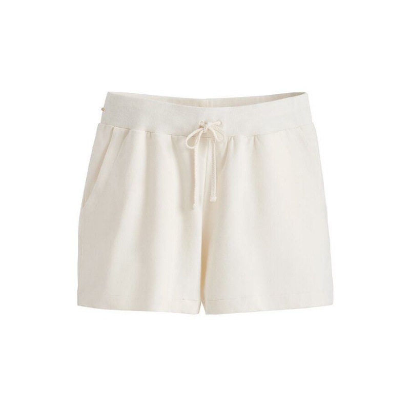 Short Cuyana French Terry Mujer Blancas | BWO5586CP