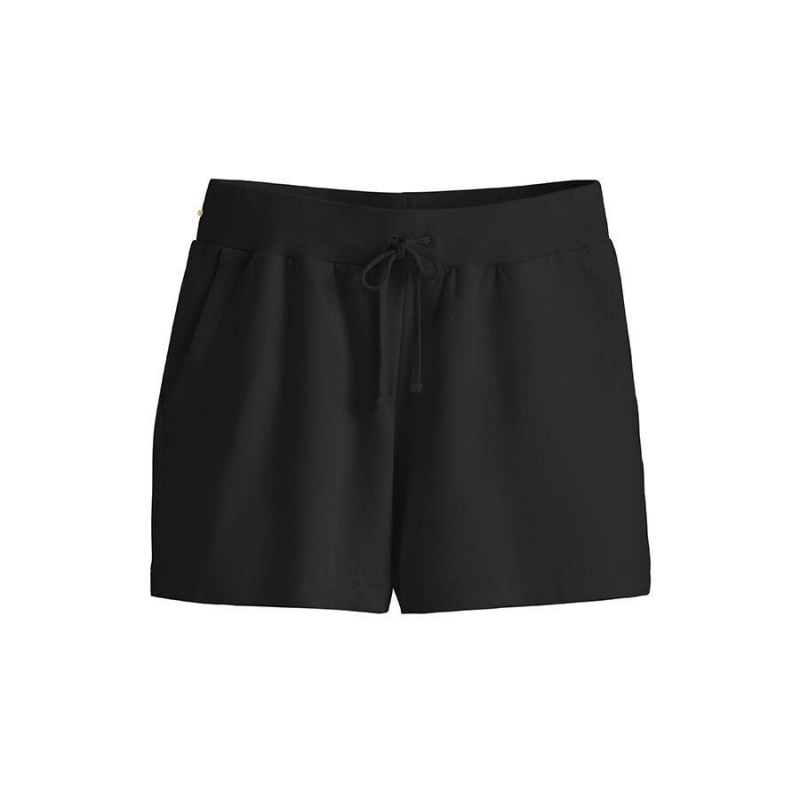 Short Cuyana French Terry Mujer Negras | YUV1994BE