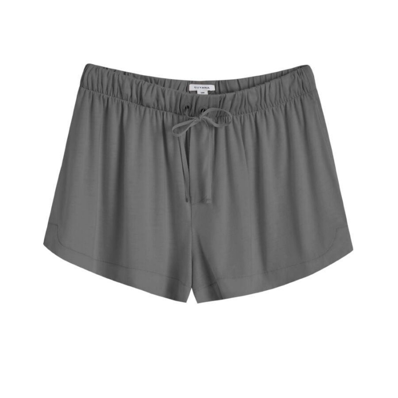 Short Cuyana Organic Pima Sleep Mujer Gris | GAA6623ZS