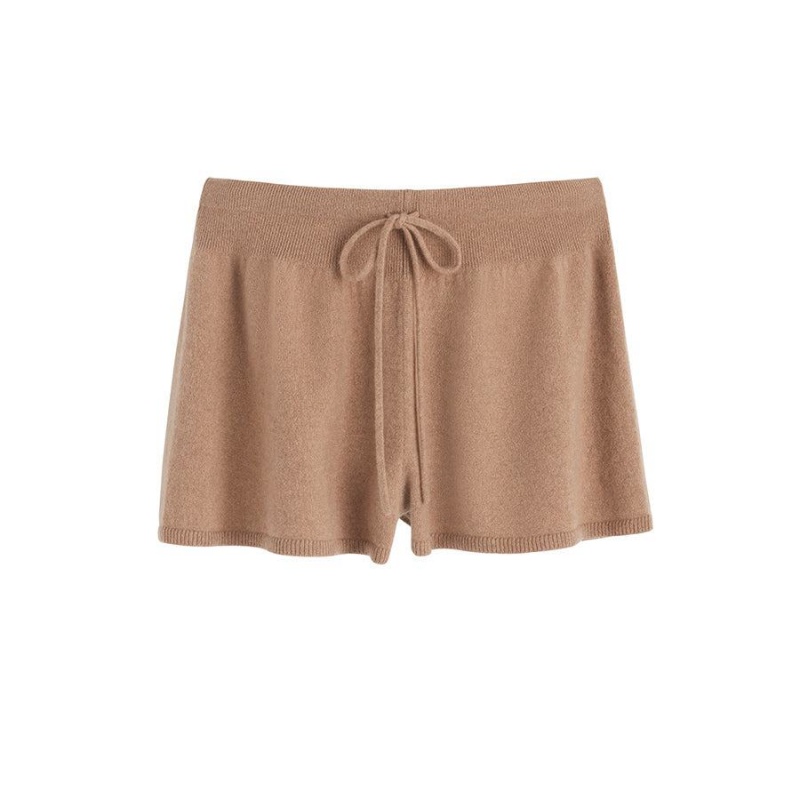 Short Cuyana Single-Origin Cashmere Mujer Marrones | JQG2739QP