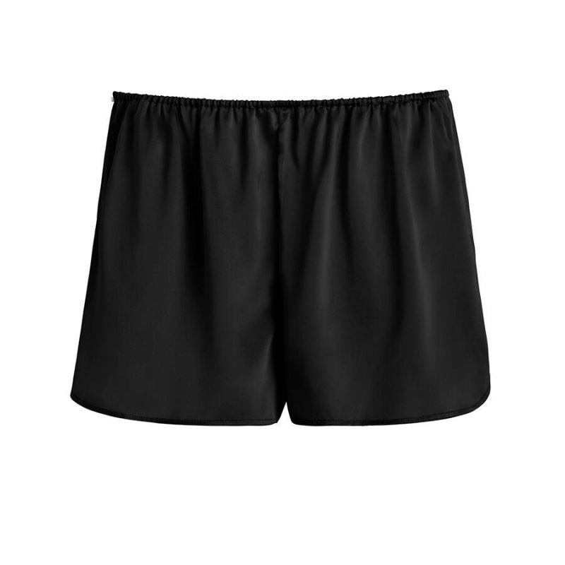 Short Cuyana Washable Charmeuse Mujer Negras | GRR8063LS
