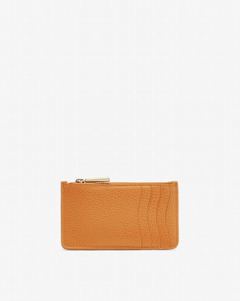 Tarjeteros Cuyana Zip Mujer Amarillo | TQL10097DP